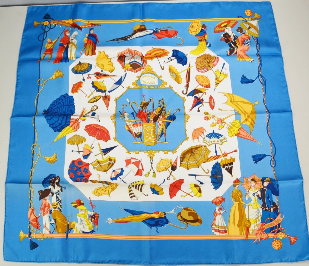 Hermes Ombrelles Et Parapluies Silk Scarf (1 of 10)