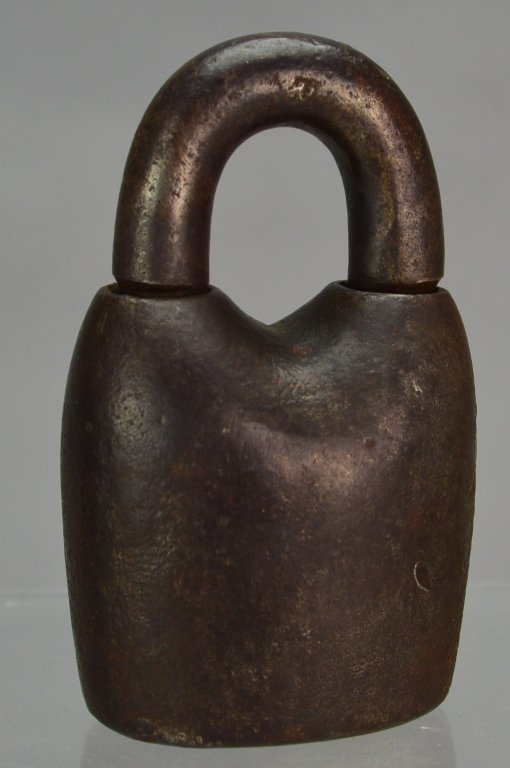 18th Century Cast Iron Padlock (1 of 6)