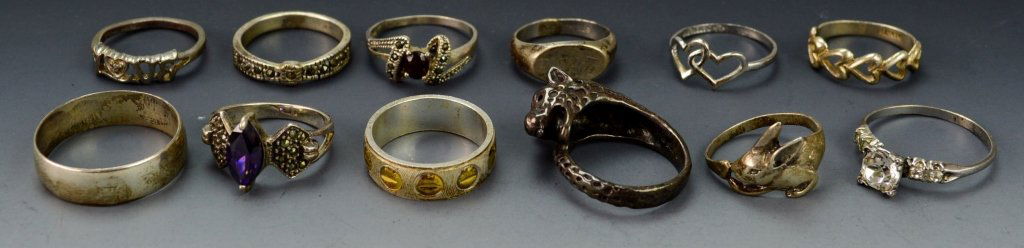 Figural Sterling Silver Ring Grouping (1 of 5)