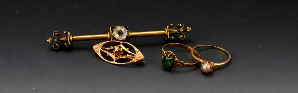 Grouping of Gold Jewelry (1 of 1)