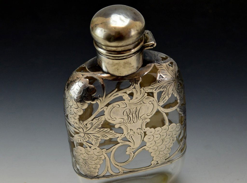 Gentleman's Sterling Silver Pocket Flask (1 of 4)