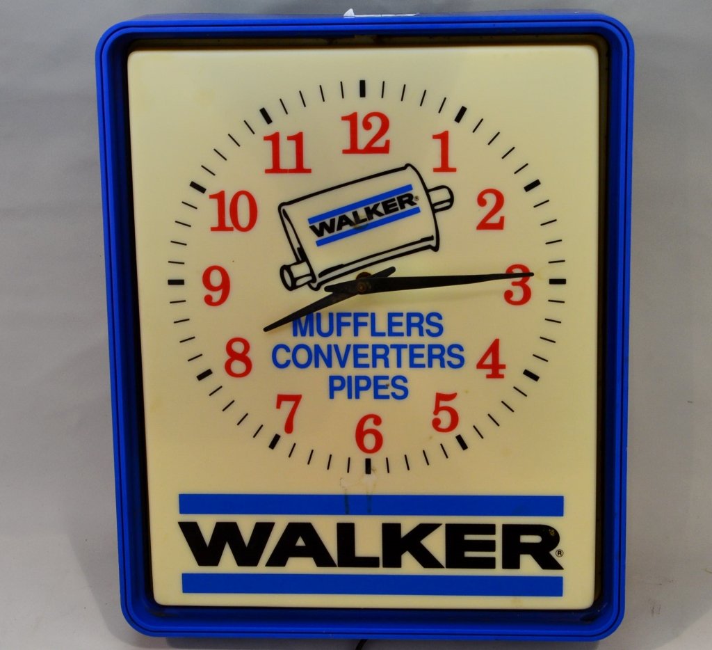 Walker Mufflers Clock (1 of 1)