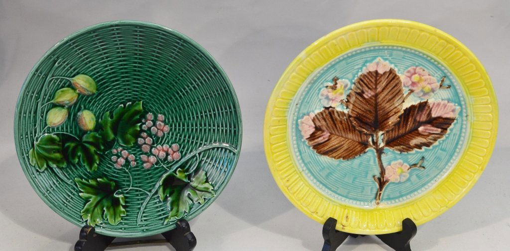 Majolica Plate Grouping (1 of 5)