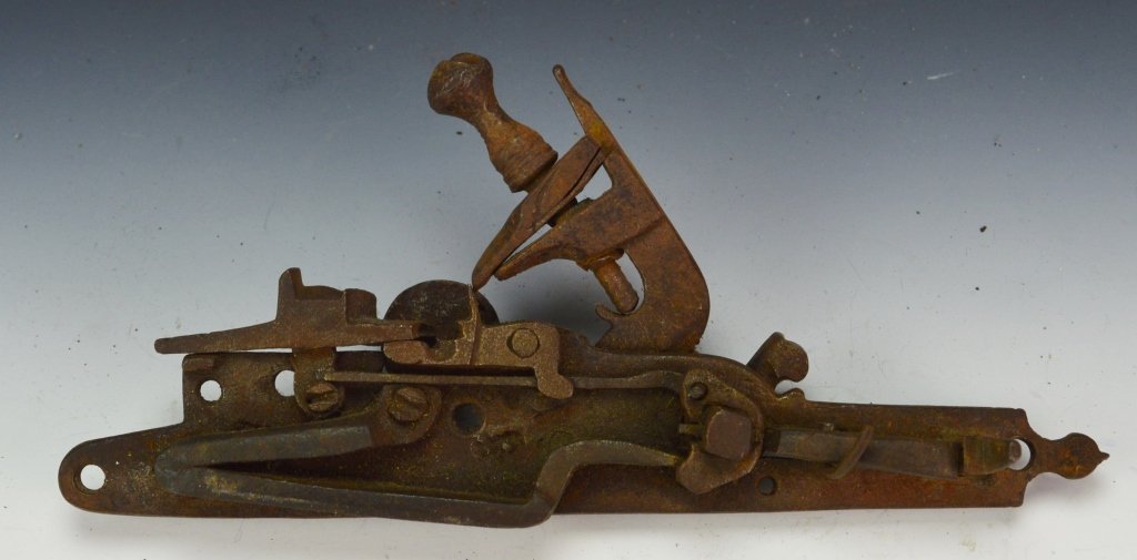 Moroccan Snaphaunce Rifle Firing Mechanism: Moroccan Snaphaunce rifle firing Mechanism circa 1600 for possibly Kabila rifle, Ottoman Empire