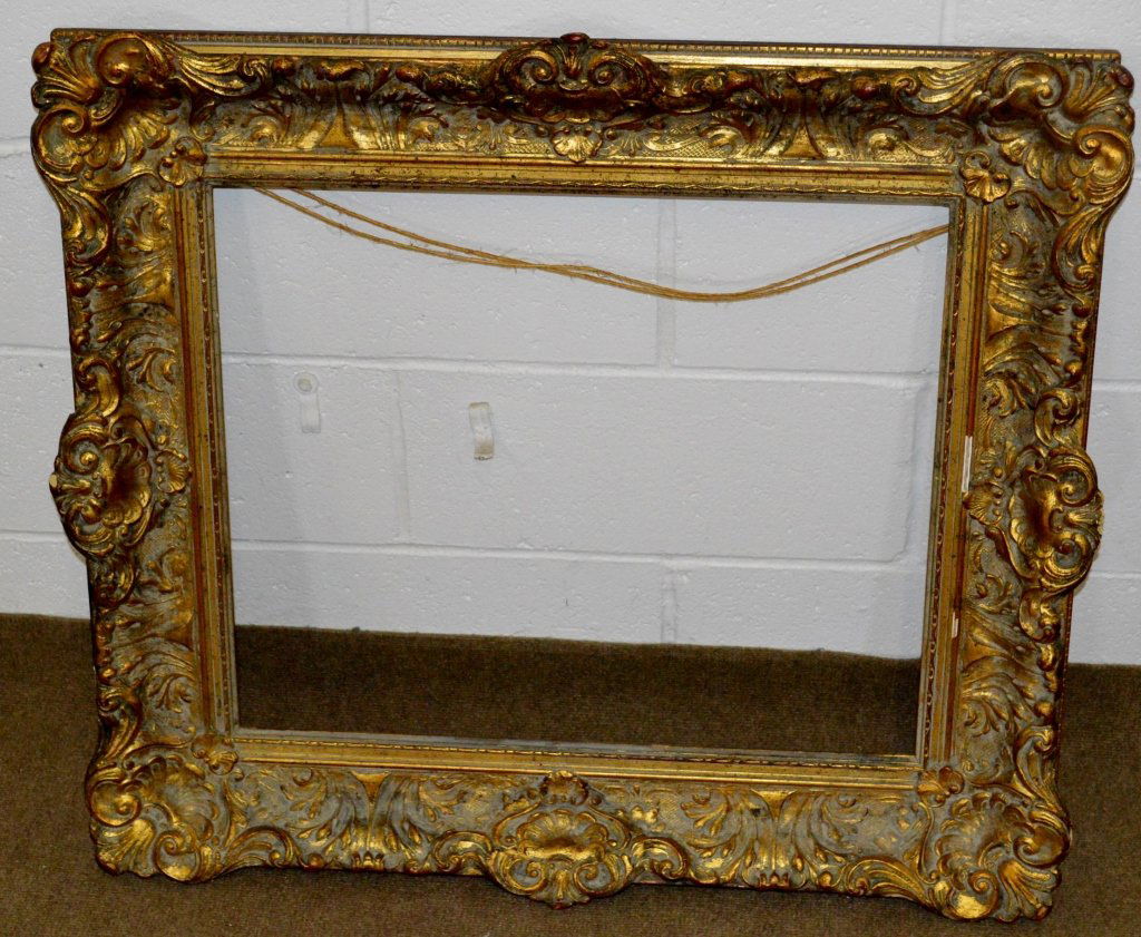 Antique Large Ornate Gilt Picture Frame