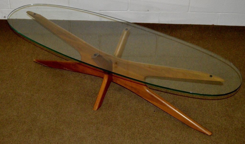 Adrian Pearsall Coffee Table: Measures: 59" x 20" x 16"