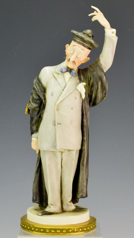 Giuseppe Cappe Porcelain Figure of an Attorney (1 of 3)