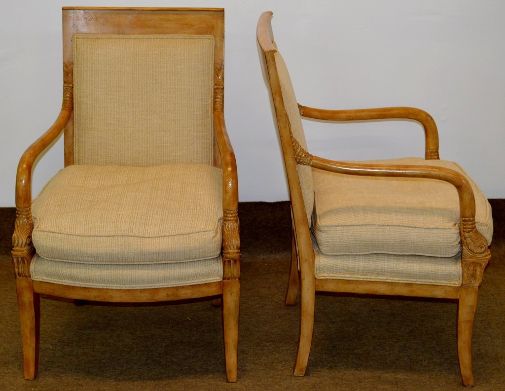 Contemporary French Style Lounge Chairs (1 of 3)