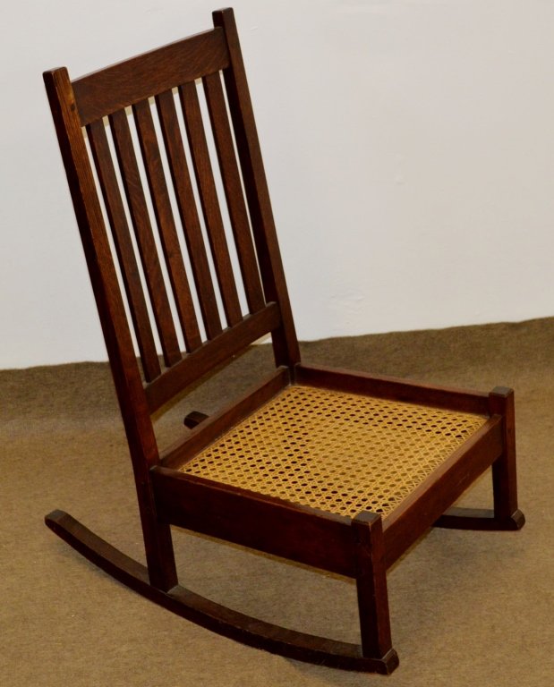 Mission Oak Rocking Chair (1 of 3)