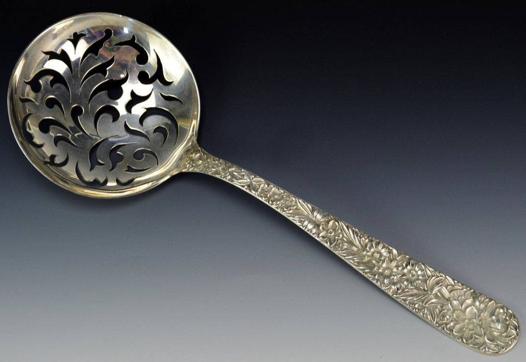 S. Kirk & Sons Sterling Repousse Serving Spoon (1 of 4)