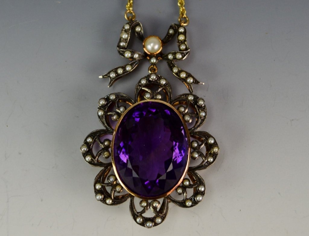 Antique Pendant 14K (1 of 4)