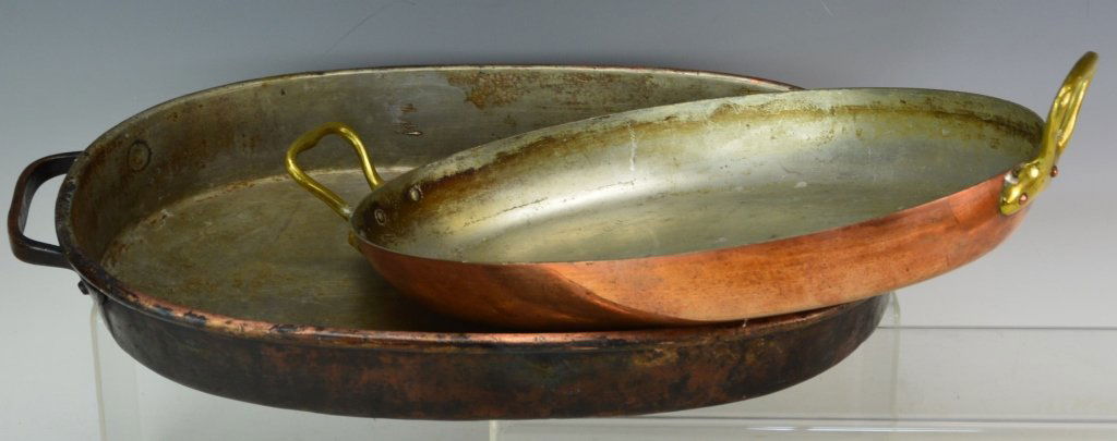 French Copper Roasting Pan grouping (1 of 5)