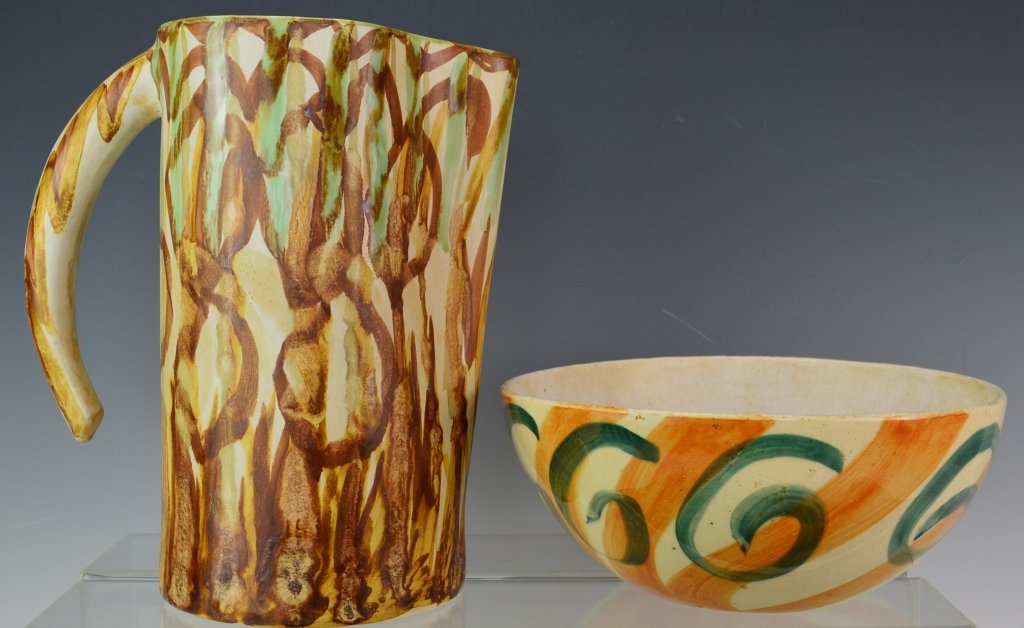 Lieberman Decorated Pottery Grouping (1 of 6)