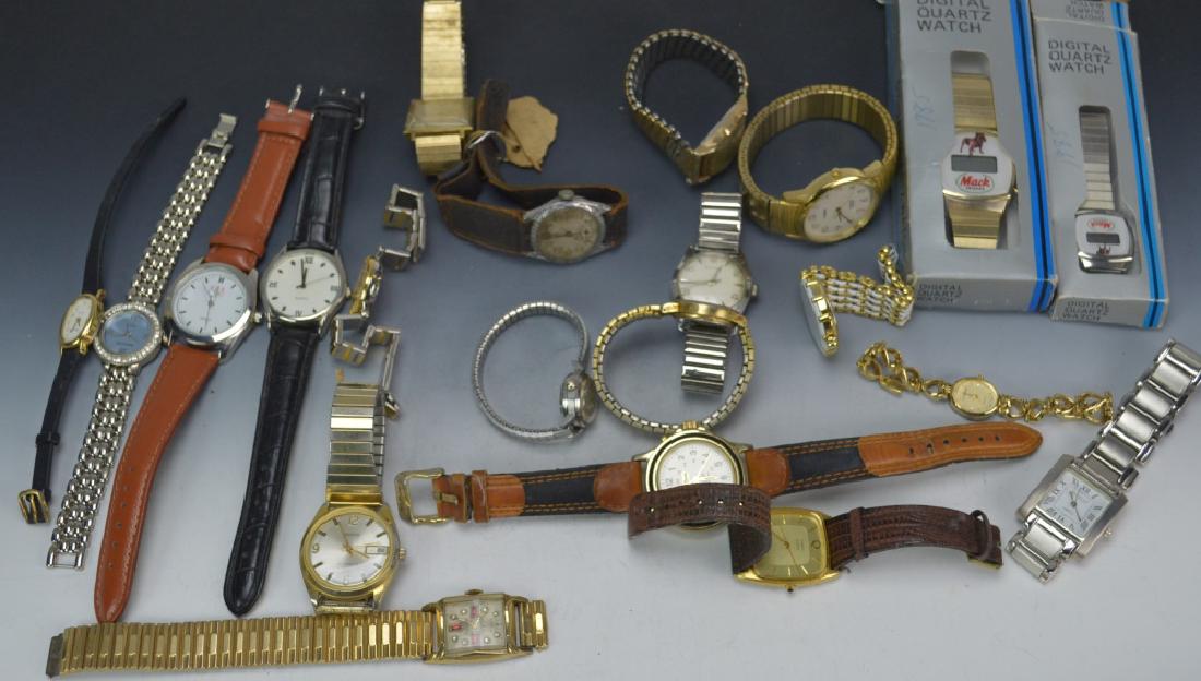 Wrist Watch Grouping: Includes Bulova, Timex etc.