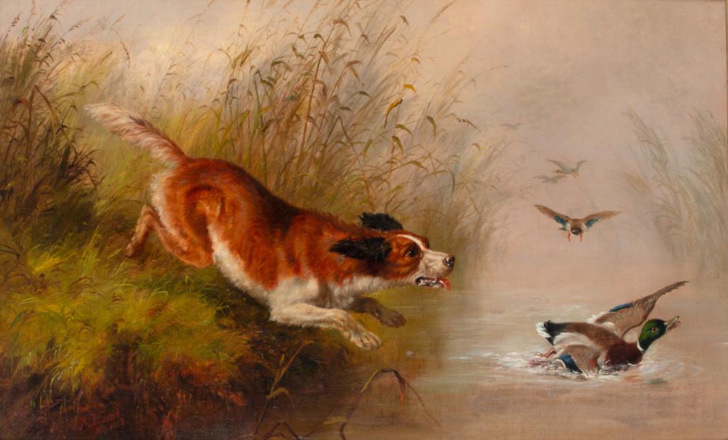 Arthur Fitzwilliam Tait (1819-1905) Retrieving a (1 of 3)