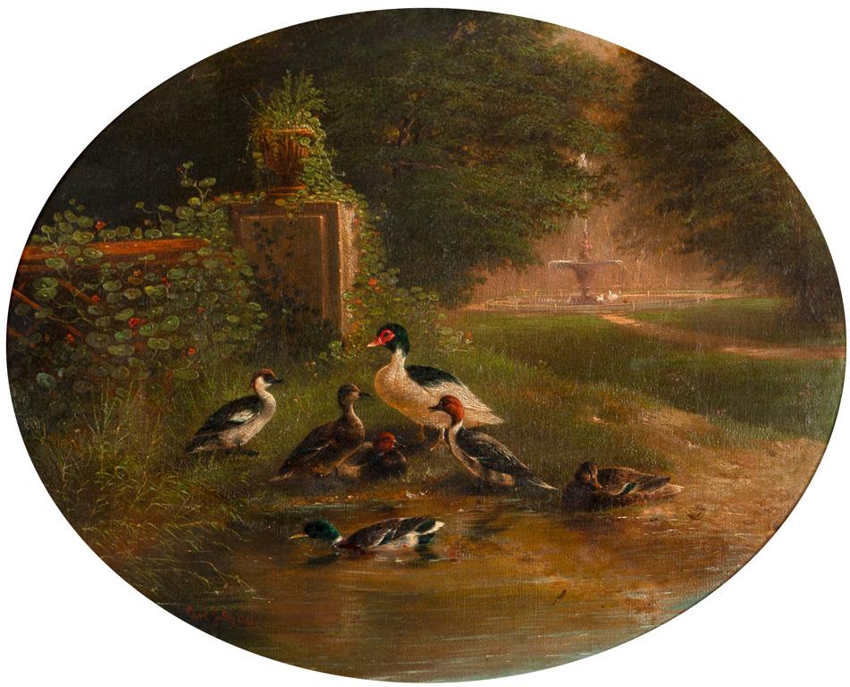 Carl Jutz (German, 1838-1916) Two Genre Scenes (1 of 6)