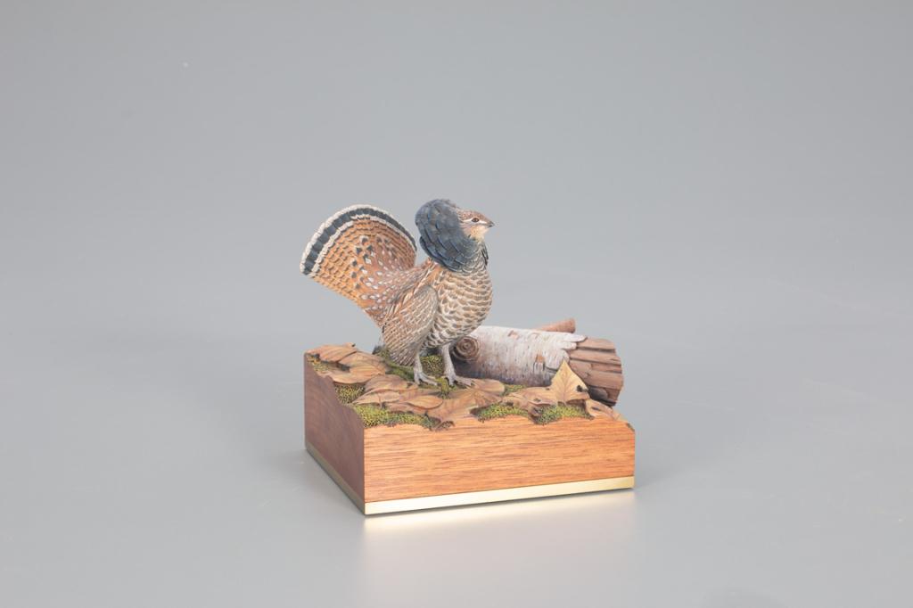 Miniature Ruffed Grouse, Pat Godin (b. 1953) (1 of 4)