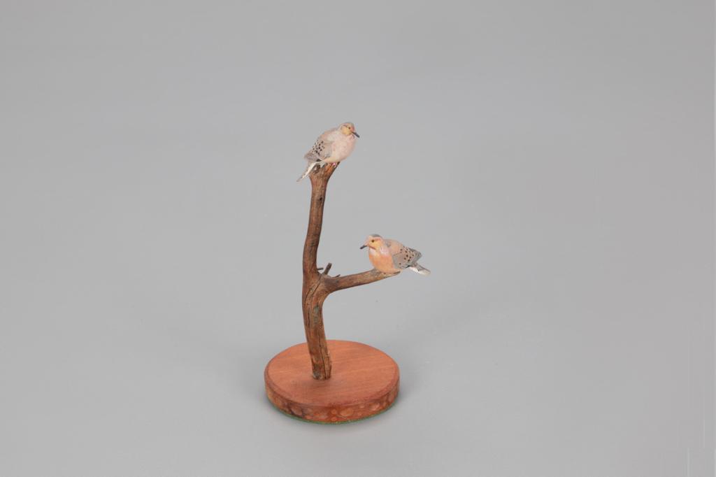Miniature Mourning Dove Pair, Allen J. King (1878-1963) (1 of 4)