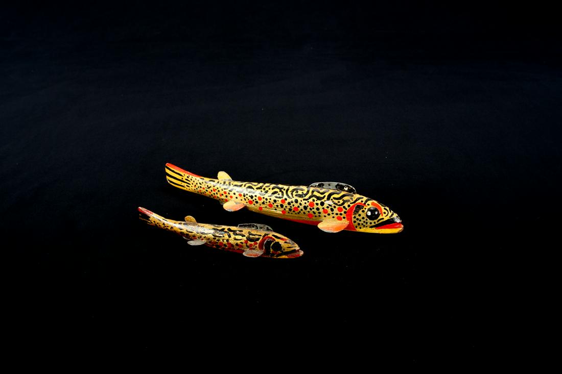 Two Trout Decoys, Oscar W. Peterson (1887-1951) (1 of 4)