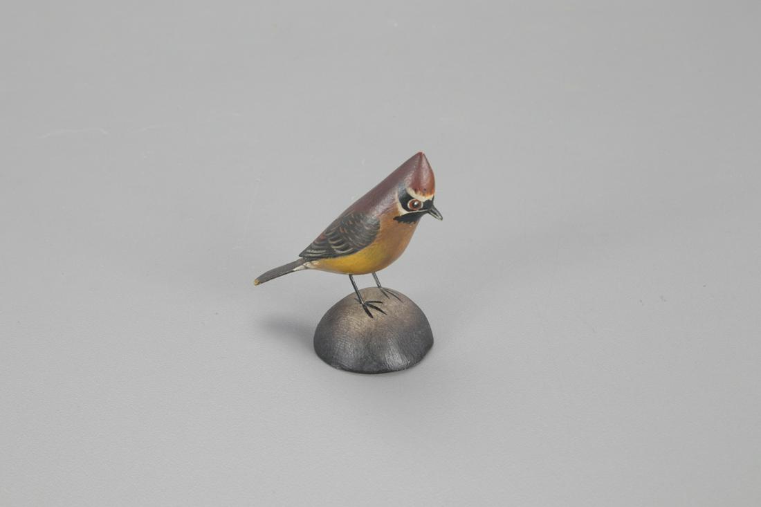 Miniature Cedar Waxwing, A. Elmer Crowell (1862-1952) (1 of 4)