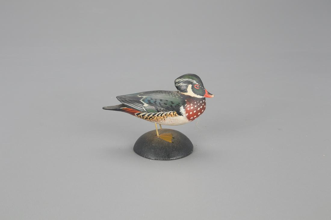Miniature Wood Duck, A. Elmer Crowell (1862-1952) (1 of 4)