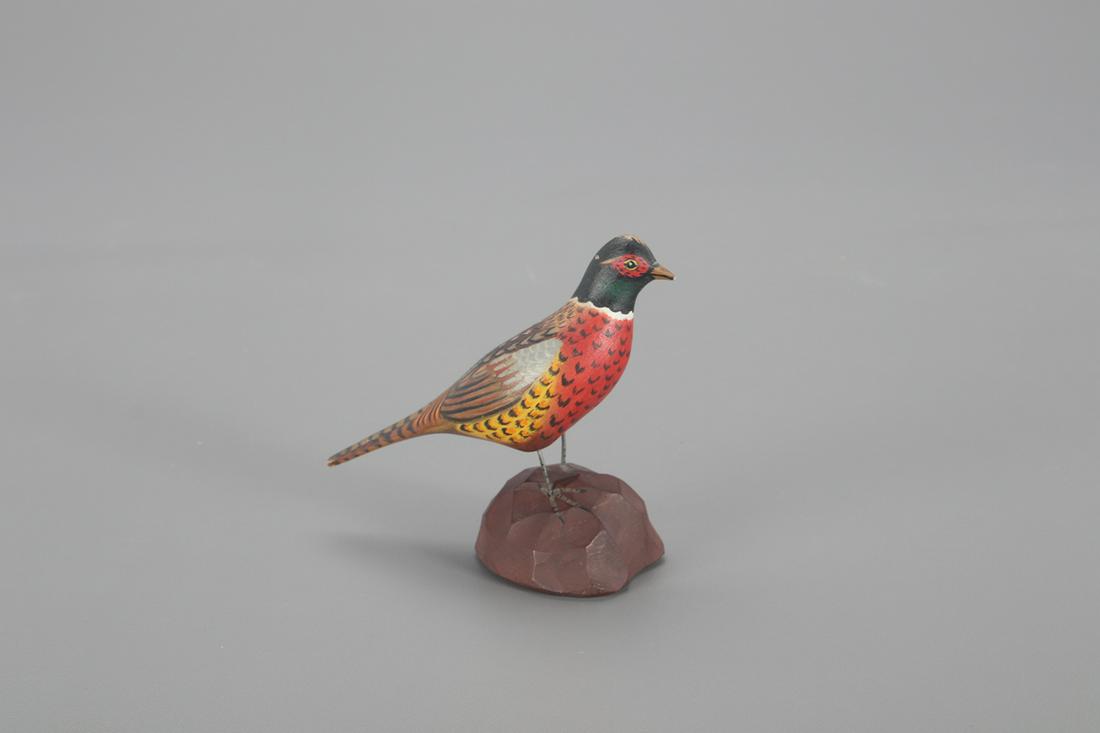 Miniature Pheasant, A. Elmer Crowell (1862-1952) (1 of 4)