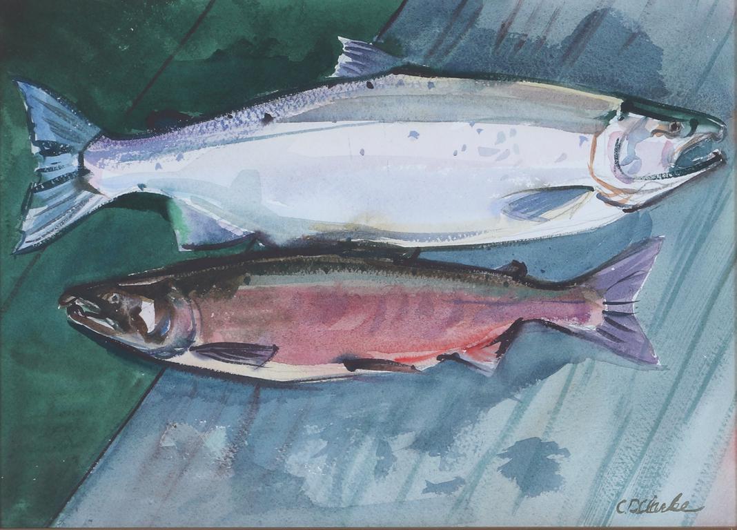 C.D. Clarke (b. 1959), Two Silvers (1 of 3)