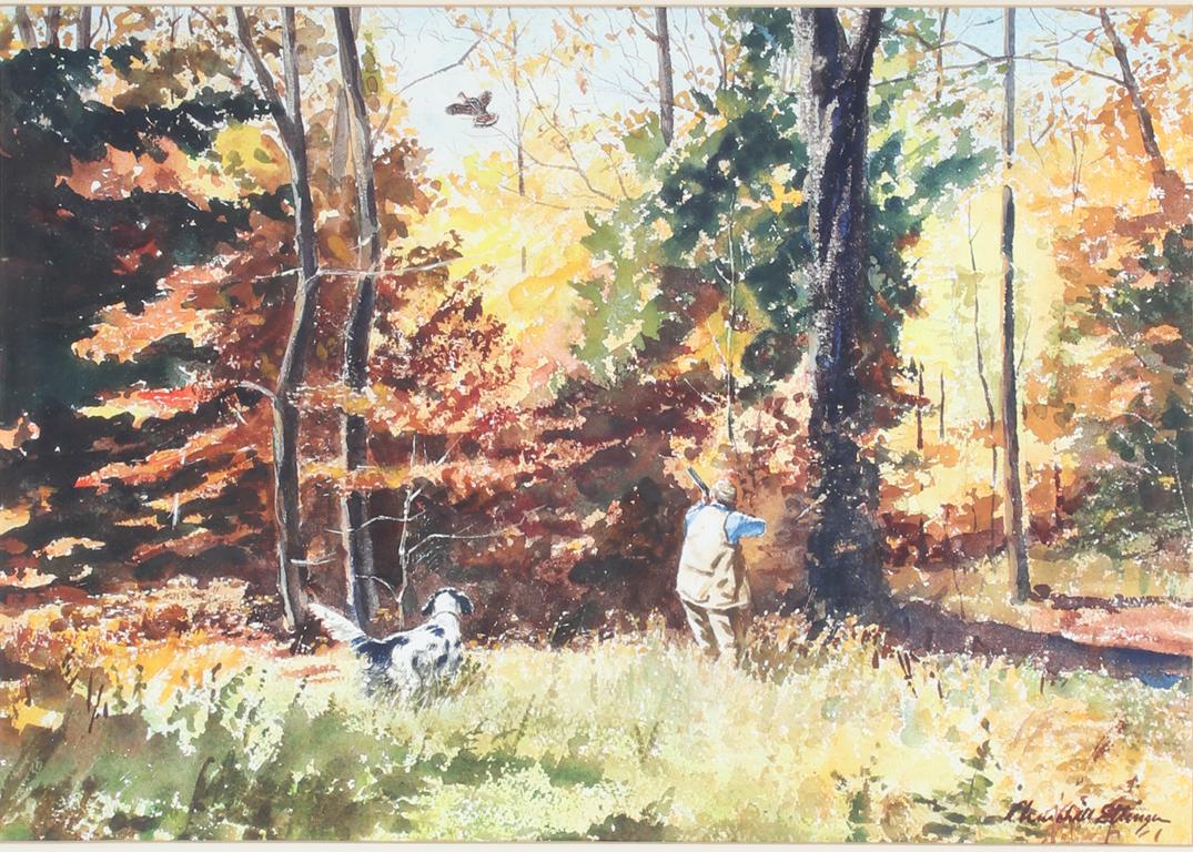 Churchill Ettinger (1903-1984), Edge of the Clearing (1 of 3)