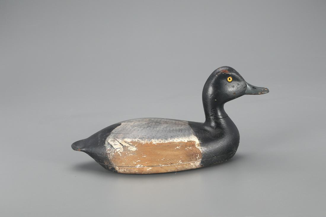 Factory Bluebill Decoy, Christopher C. Smith (1 of 4)