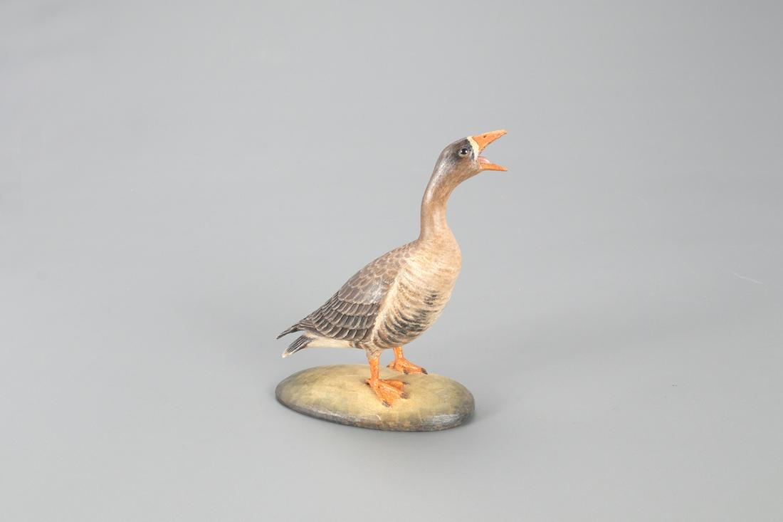 Miniature Speckled Belly Goose, Frank S. Finney (b. (1 of 4)