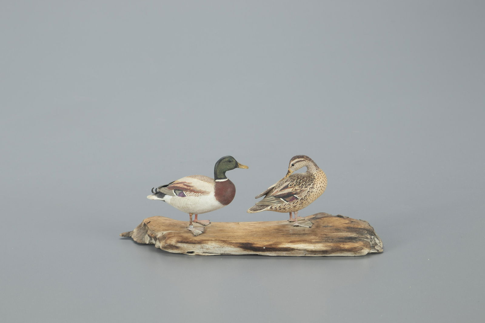Miniature Mallard Pair, Horace "Hie" L. Crandall (1 of 4)