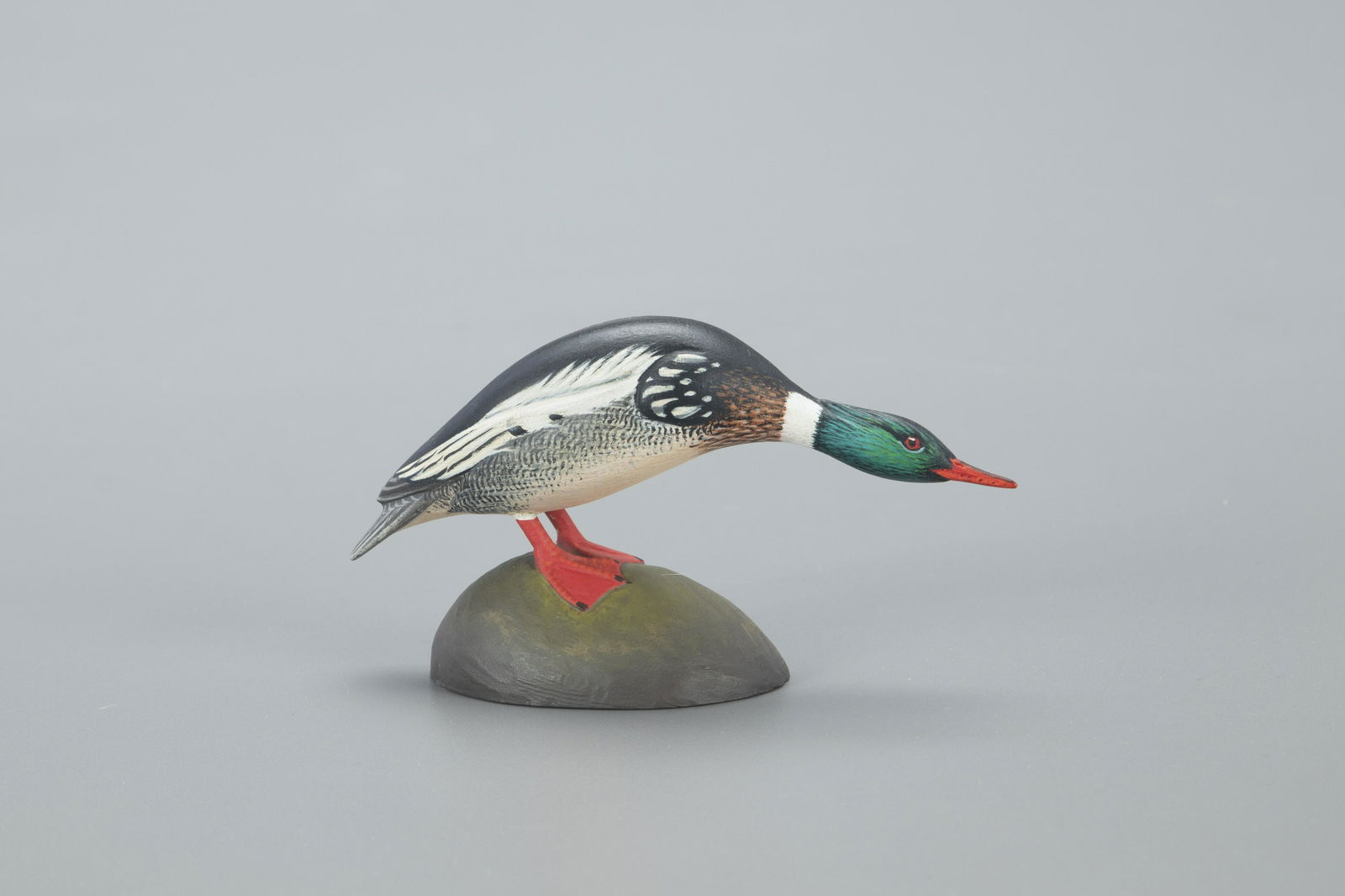 Miniature Red-Breasted Merganser, Keith Mueller (b. (1 of 4)