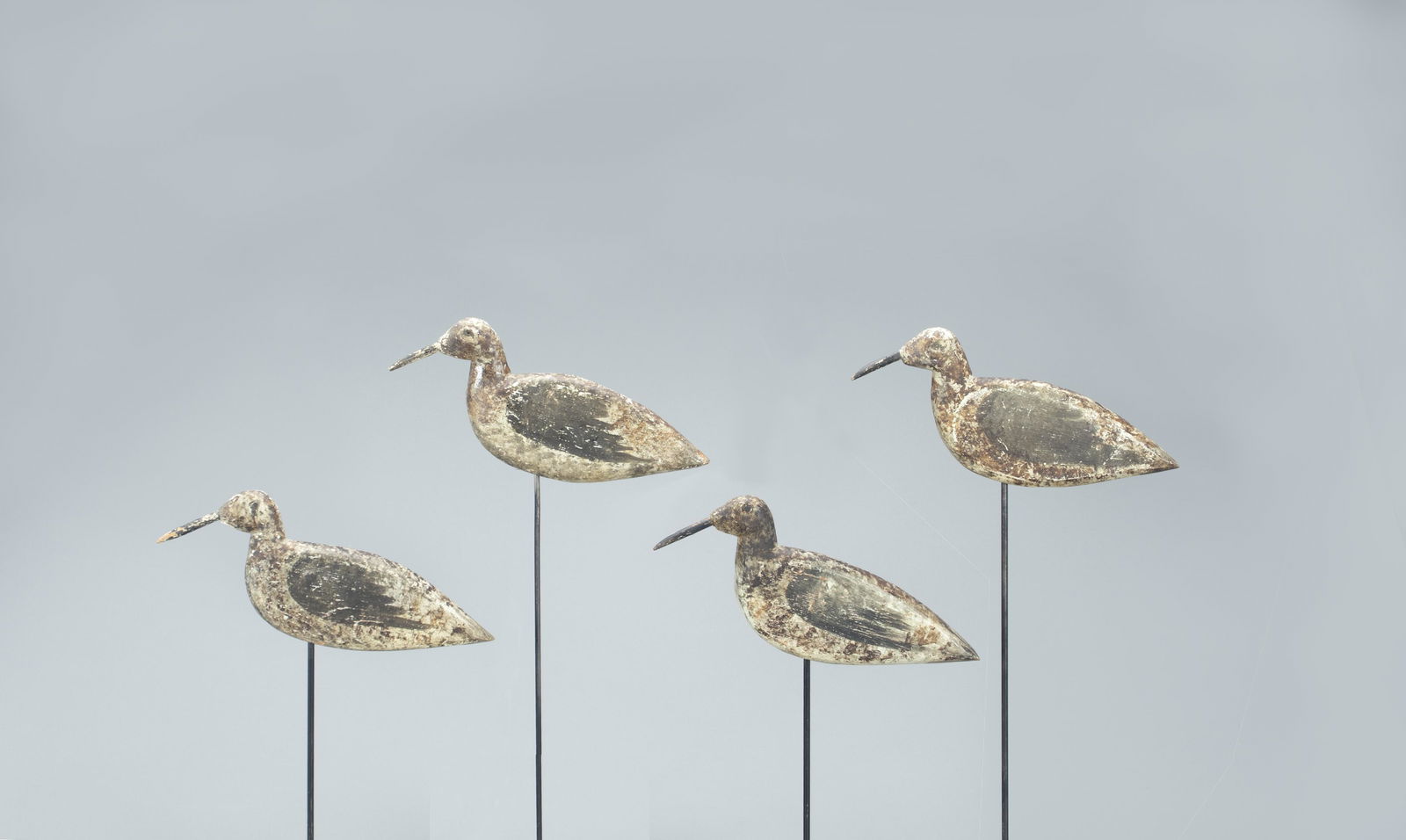 Rig of Four Sandpiper Silhouette Decoys (1 of 4)