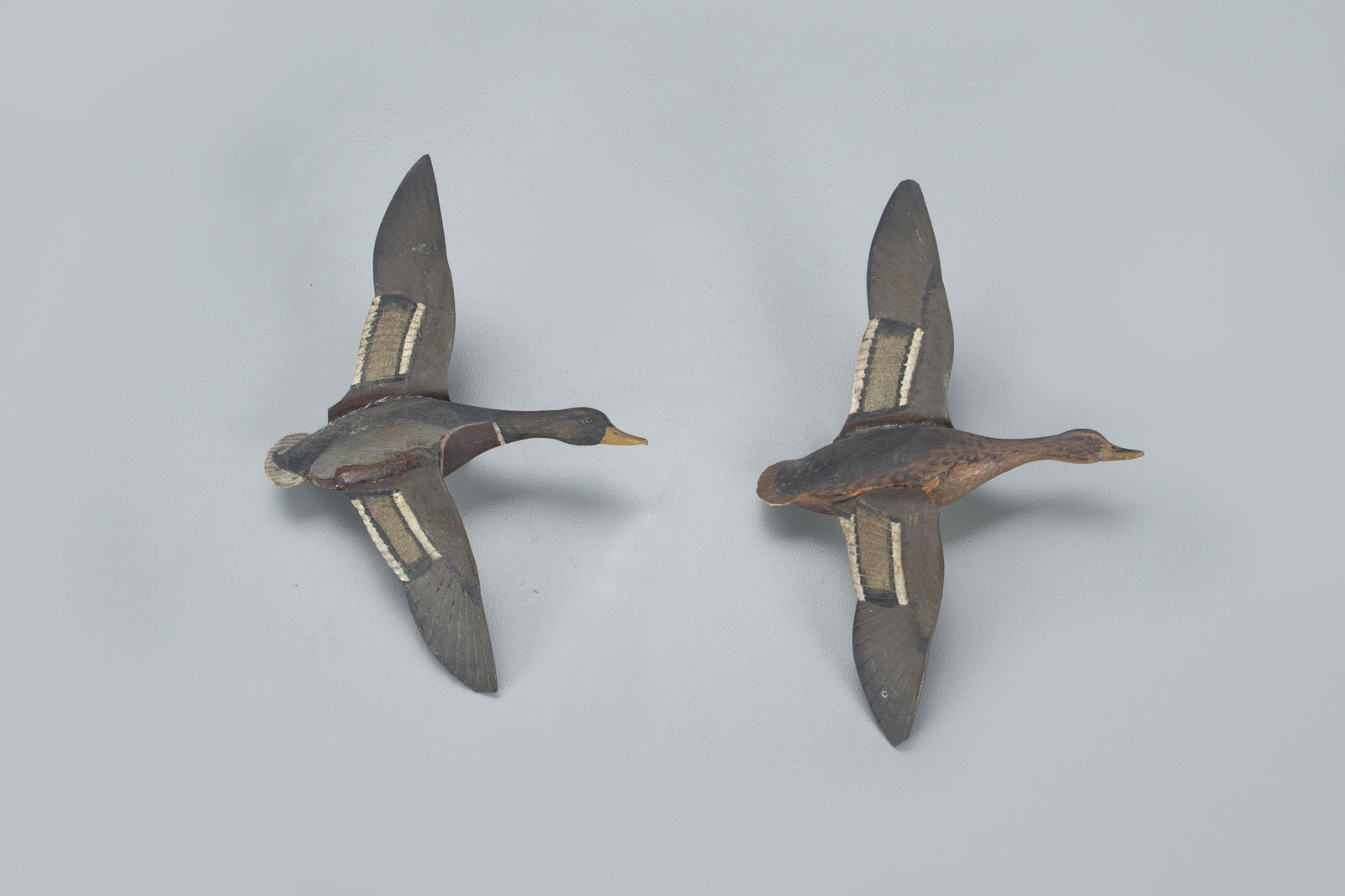 Miniature Flying Mallard Pair, Aubrey J. Dando (b. (1 of 2)