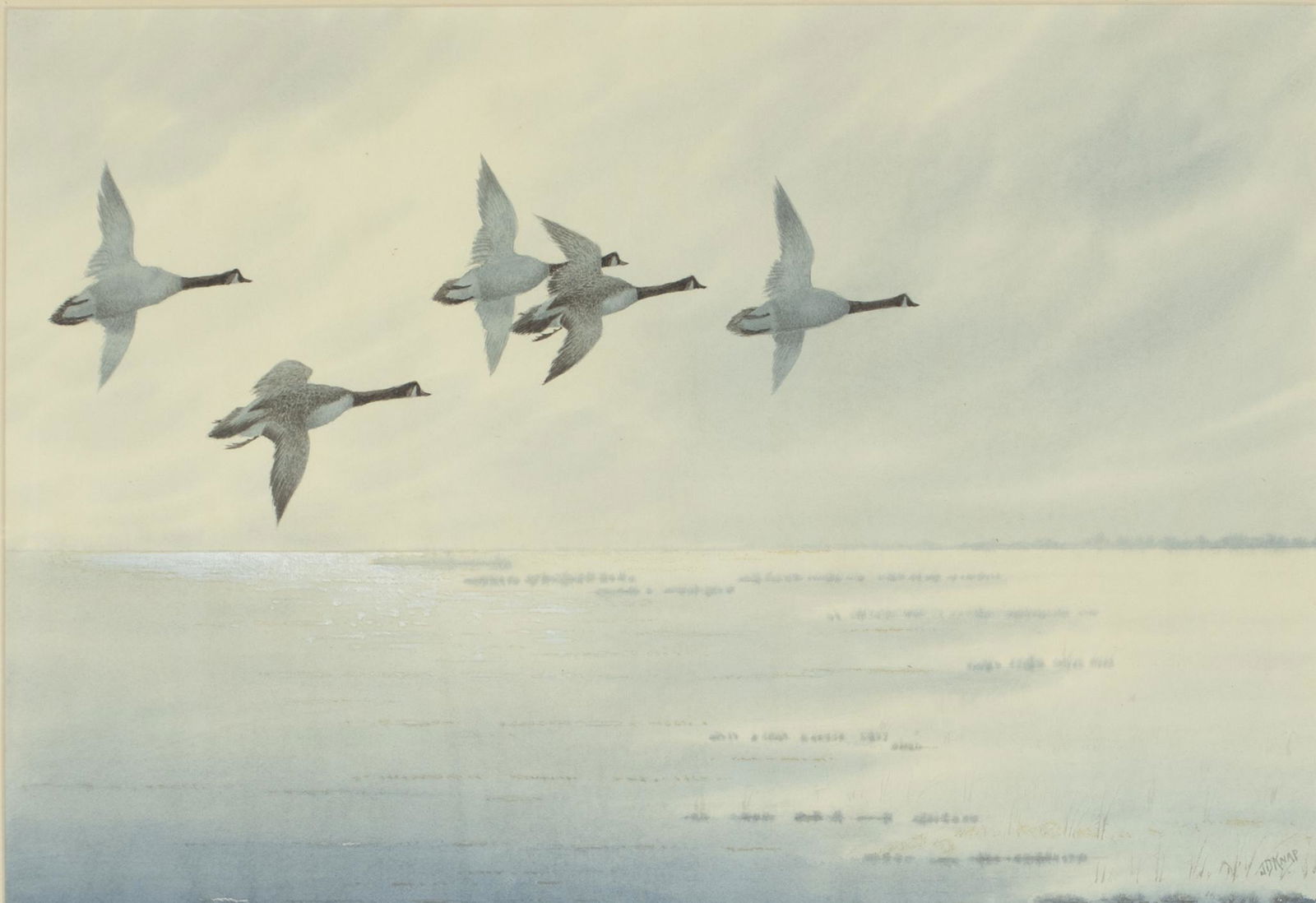 Joseph Day Knap (1875-1962), Winter Geese (1 of 3)