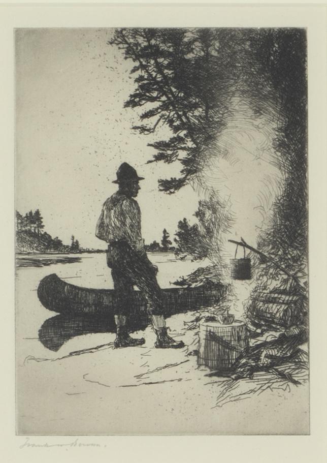 Frank W. Benson (1862-1951), Supper (1 of 3)