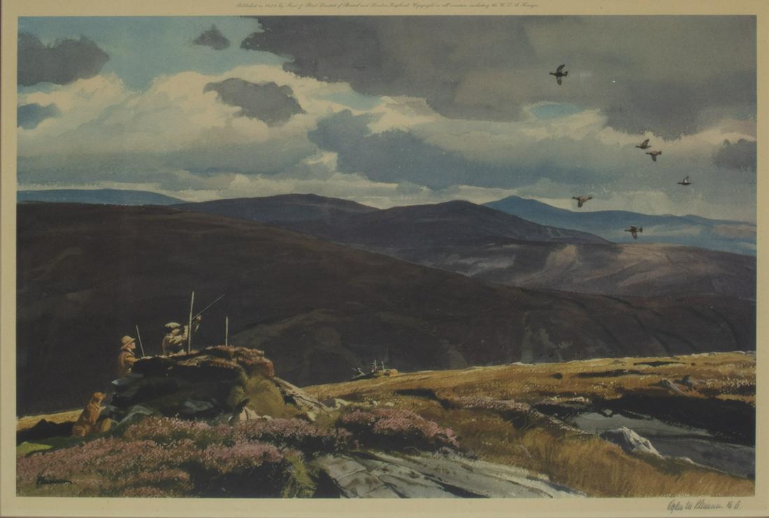 Ogden M. Pleissner (1905-1983), Driven Grouse, Glancie (1 of 3)