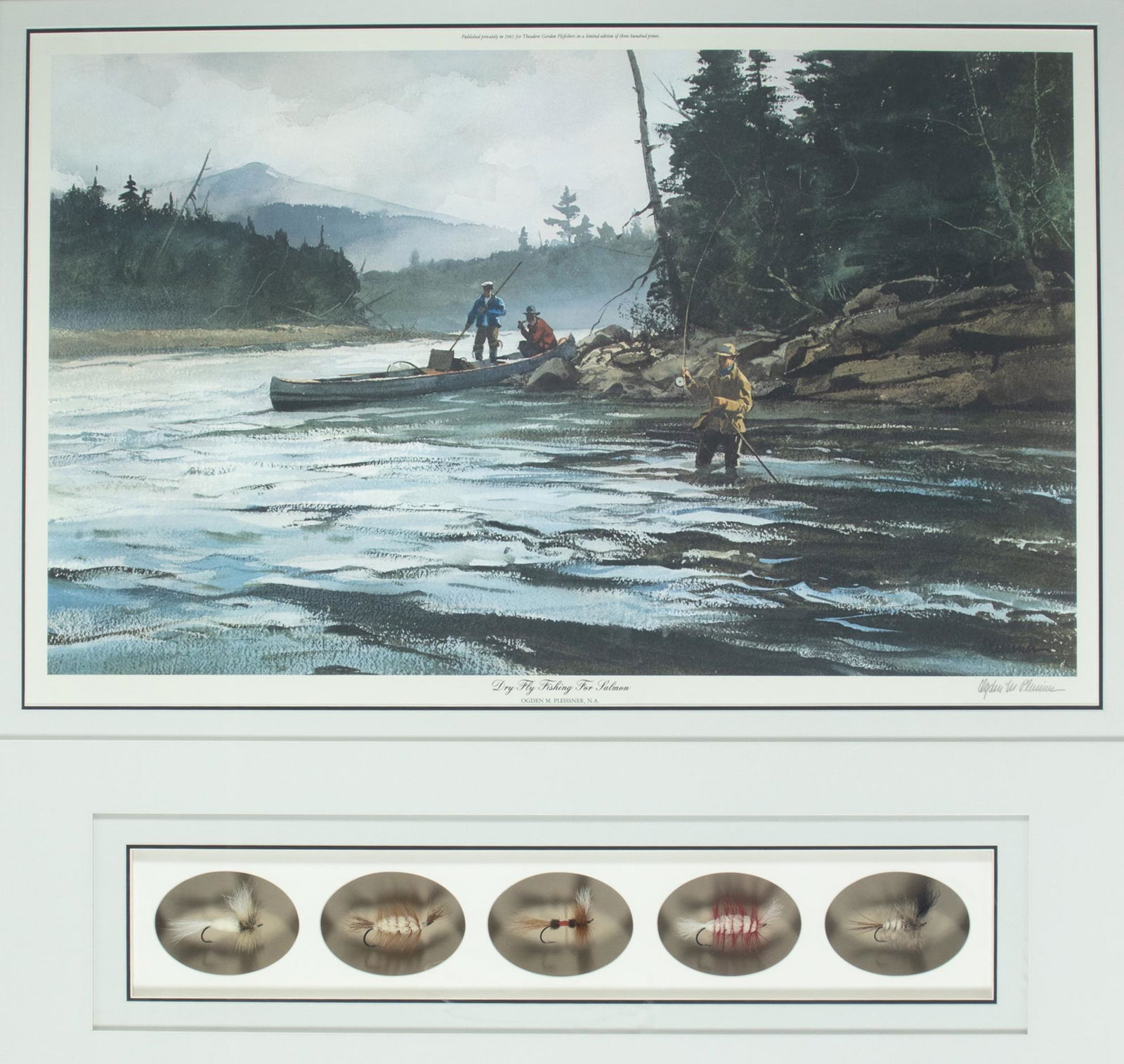 Ogden M. Pleissner (1905-1983), Dry Fly Fishing for (1 of 3)