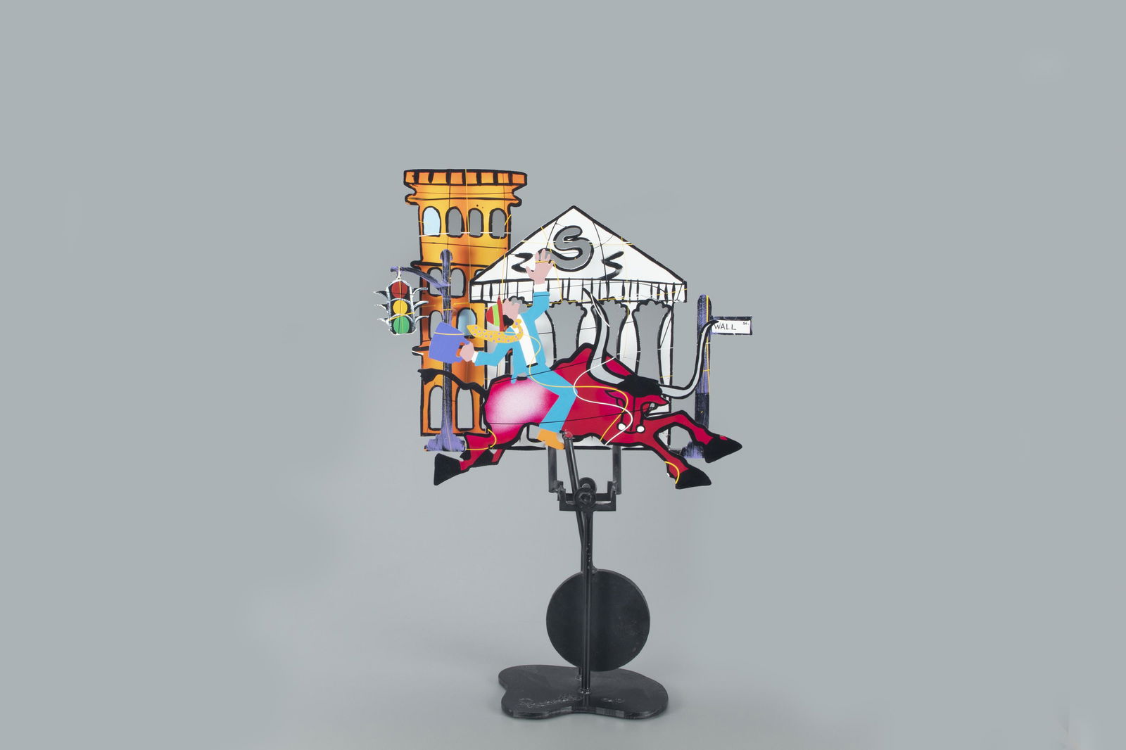 Frederick Prescott (b. 1949), Running with the Bulls, (1 of 5)