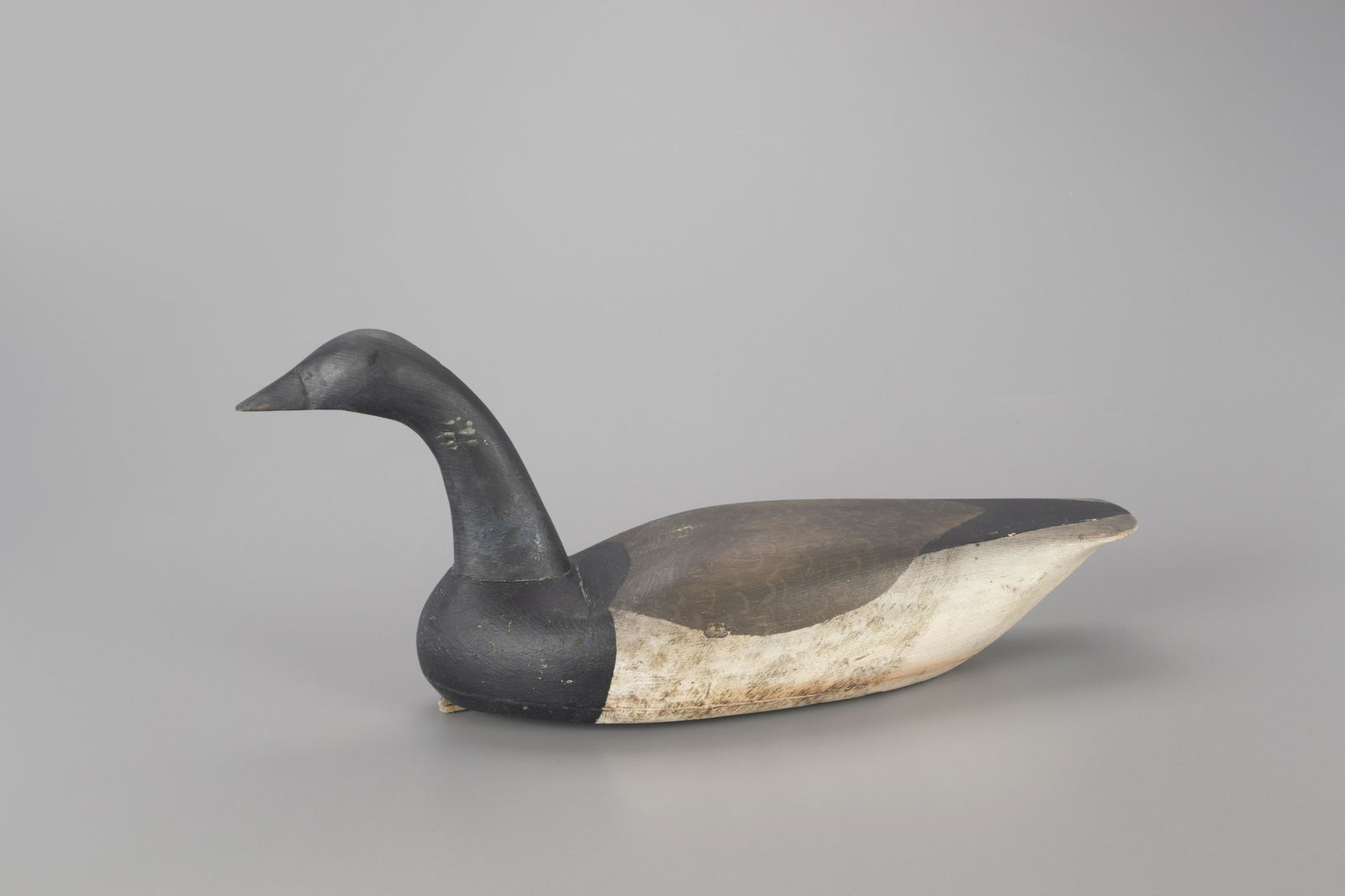 High-Head Swimming Brant Decoy, Nathan Birdsall (1890-1936) (1 of 4)