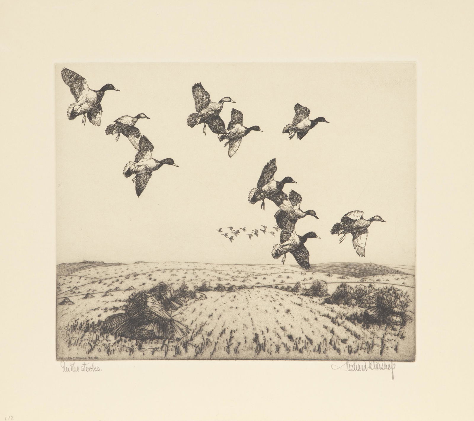 Richard E. Bishop (1887-1975), In the Stooks (1 of 2)