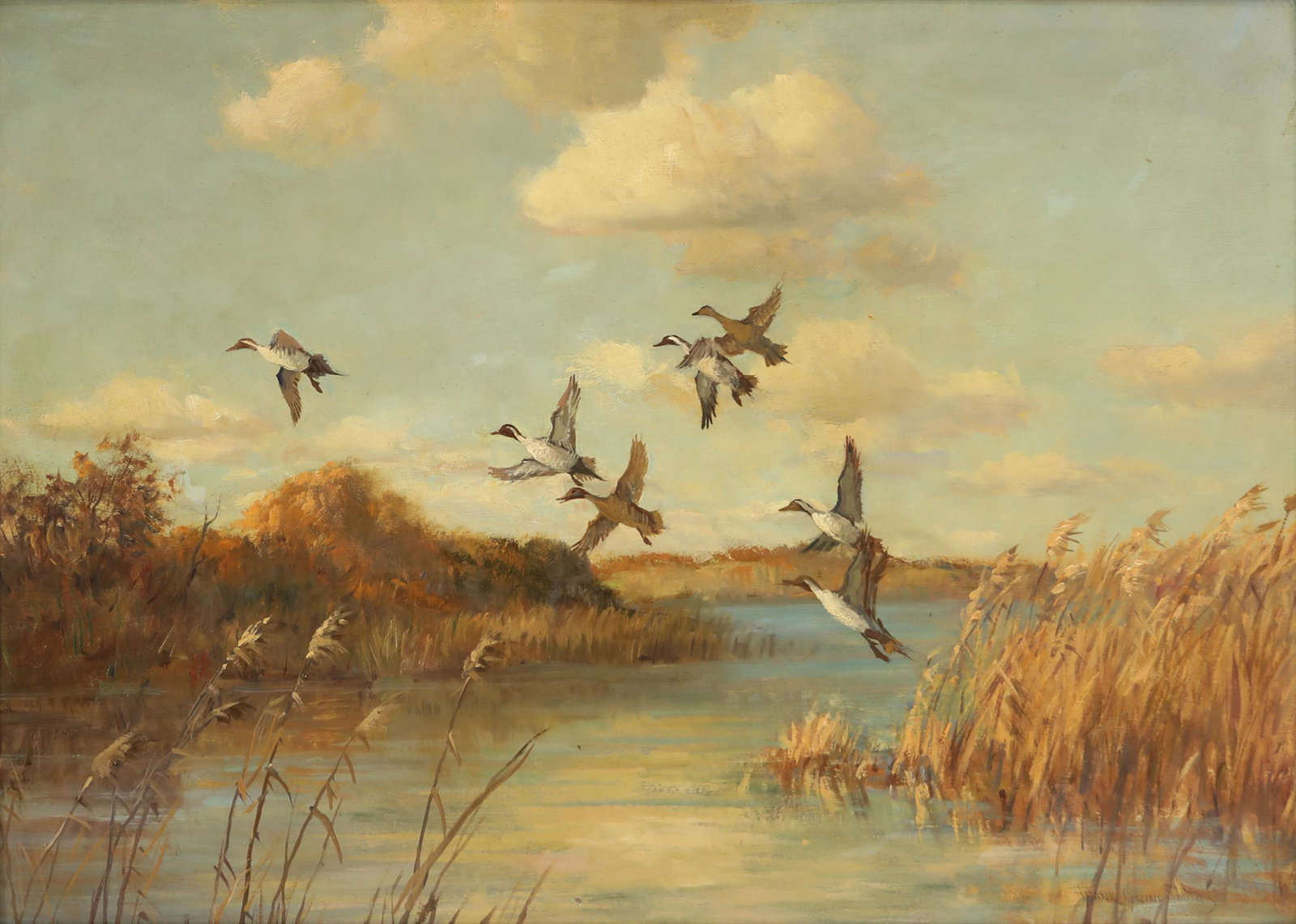 Frank Vining Smith (1879-1967), Startled Ducks (1 of 3)