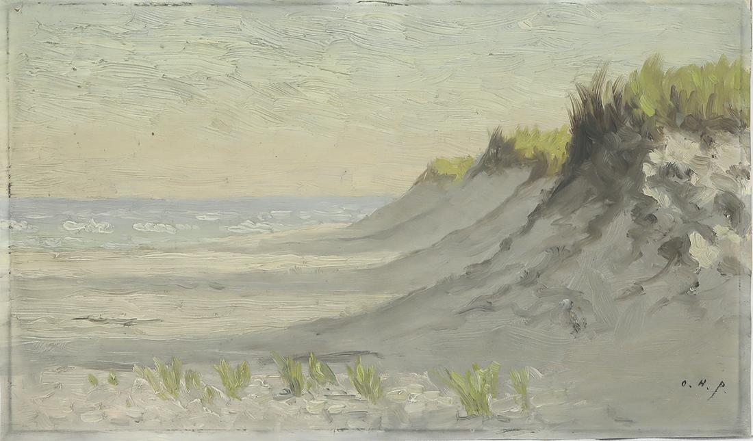 Oliver Hazard Perry (b. 1846), Two Paintings of New Jersey Sand Dunes (1 of 6)