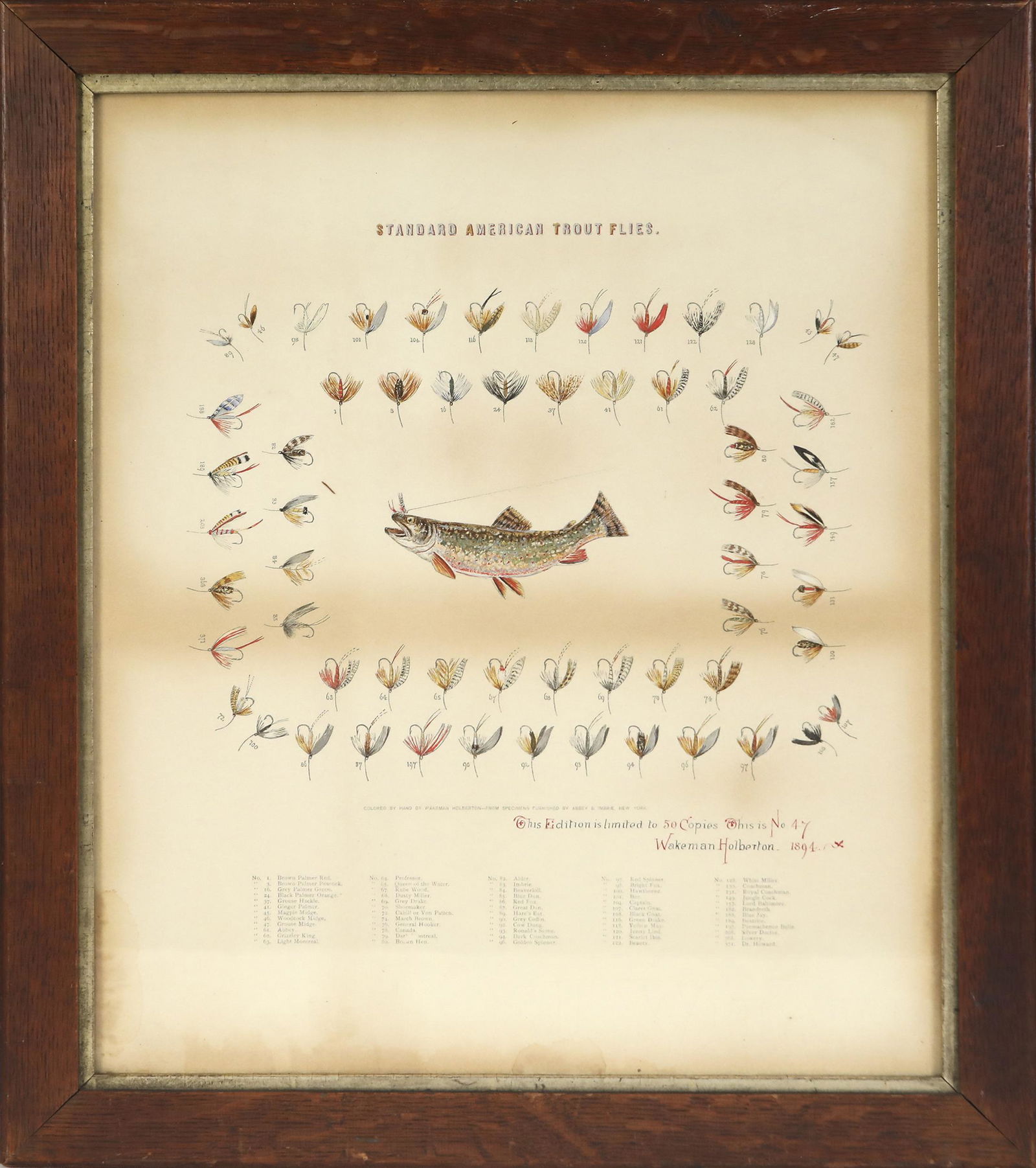 Wakeman Holberton (1839-1898), Standard American Trout Flies (1 of 2)
