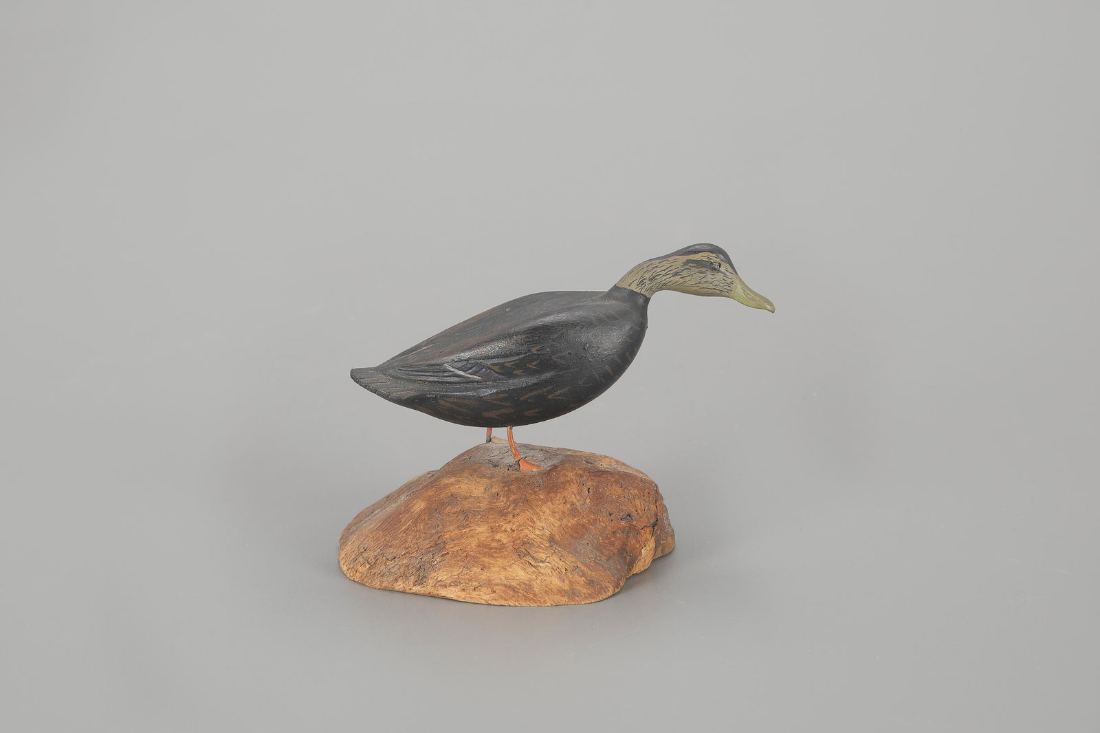 Miniature Black Duck by Russ P. Burr (1887-1955) (1 of 4)