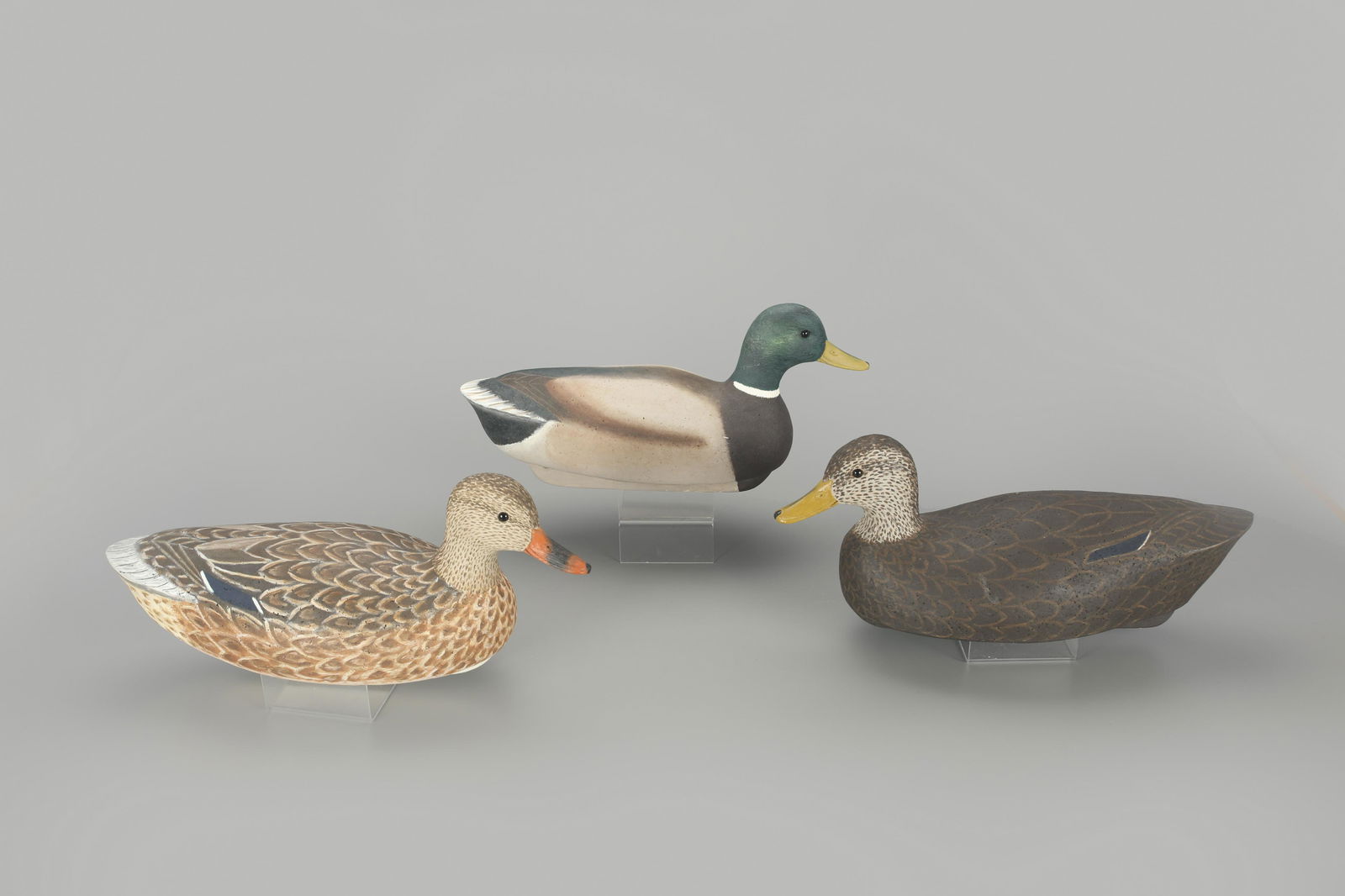 Three Duck Decoys by Delbert "Cigar" Daisey (b. 1924) (1 of 4)