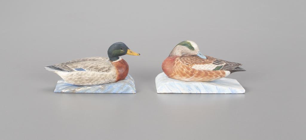 Miniature Wigeon and Mallard by Davison B. Hawthorne (1924-2018) (1 of 4)