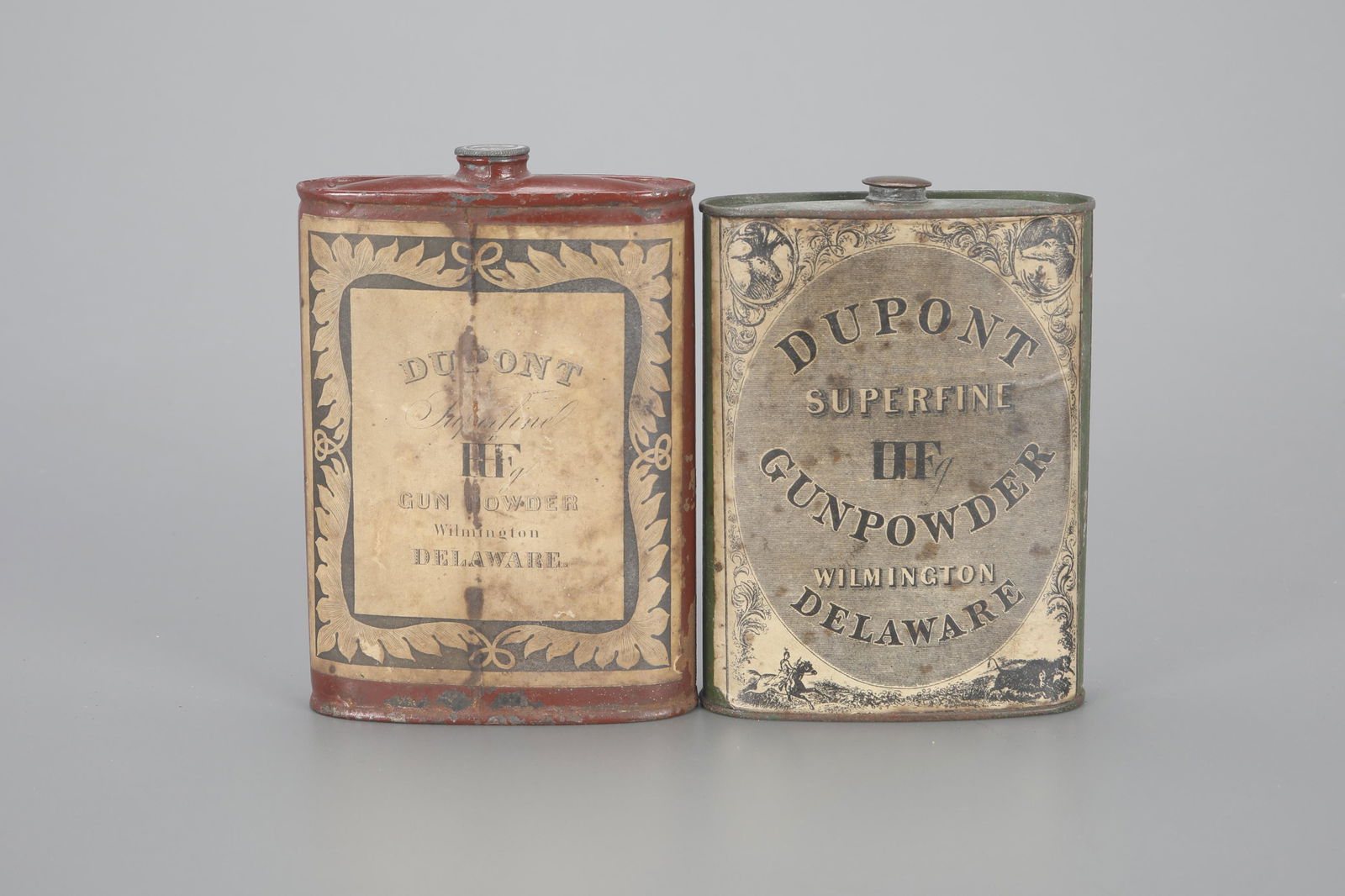 Two Du Pont Powder Tins (1 of 4)