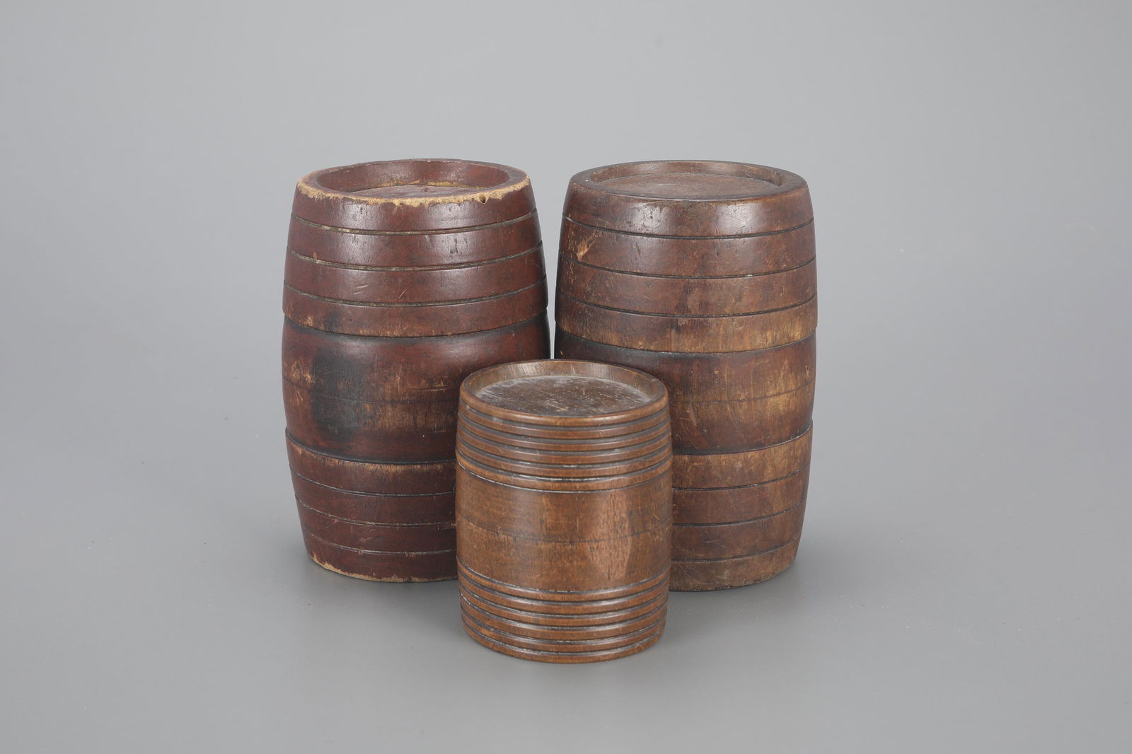 Three Wooden Powder Kegs (1 of 4)