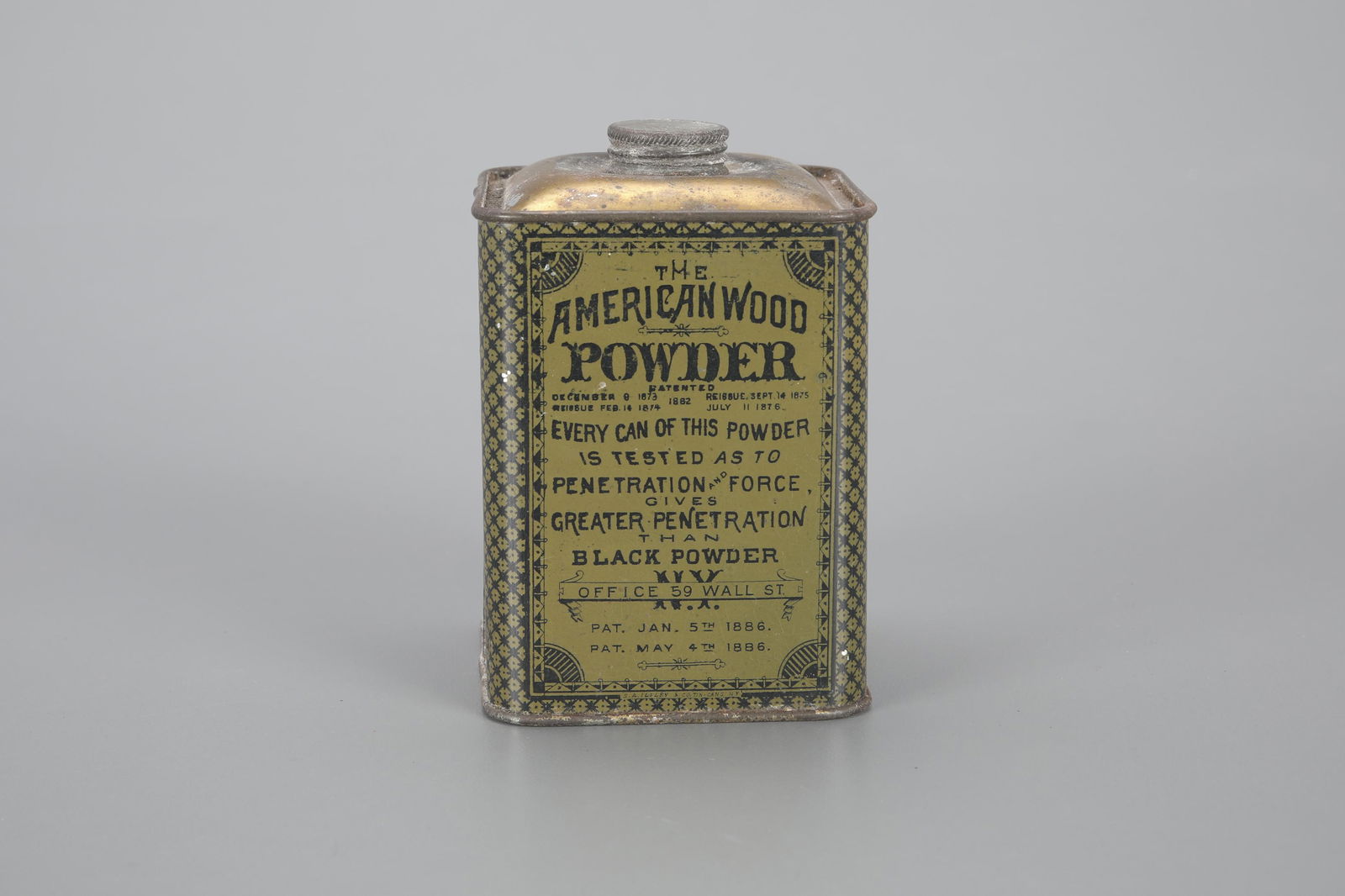 One American Wood Powder Tin (1 of 4)
